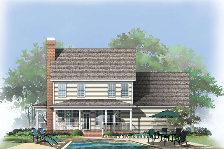 Southern House Plan #2865-00306 Elevation Photo