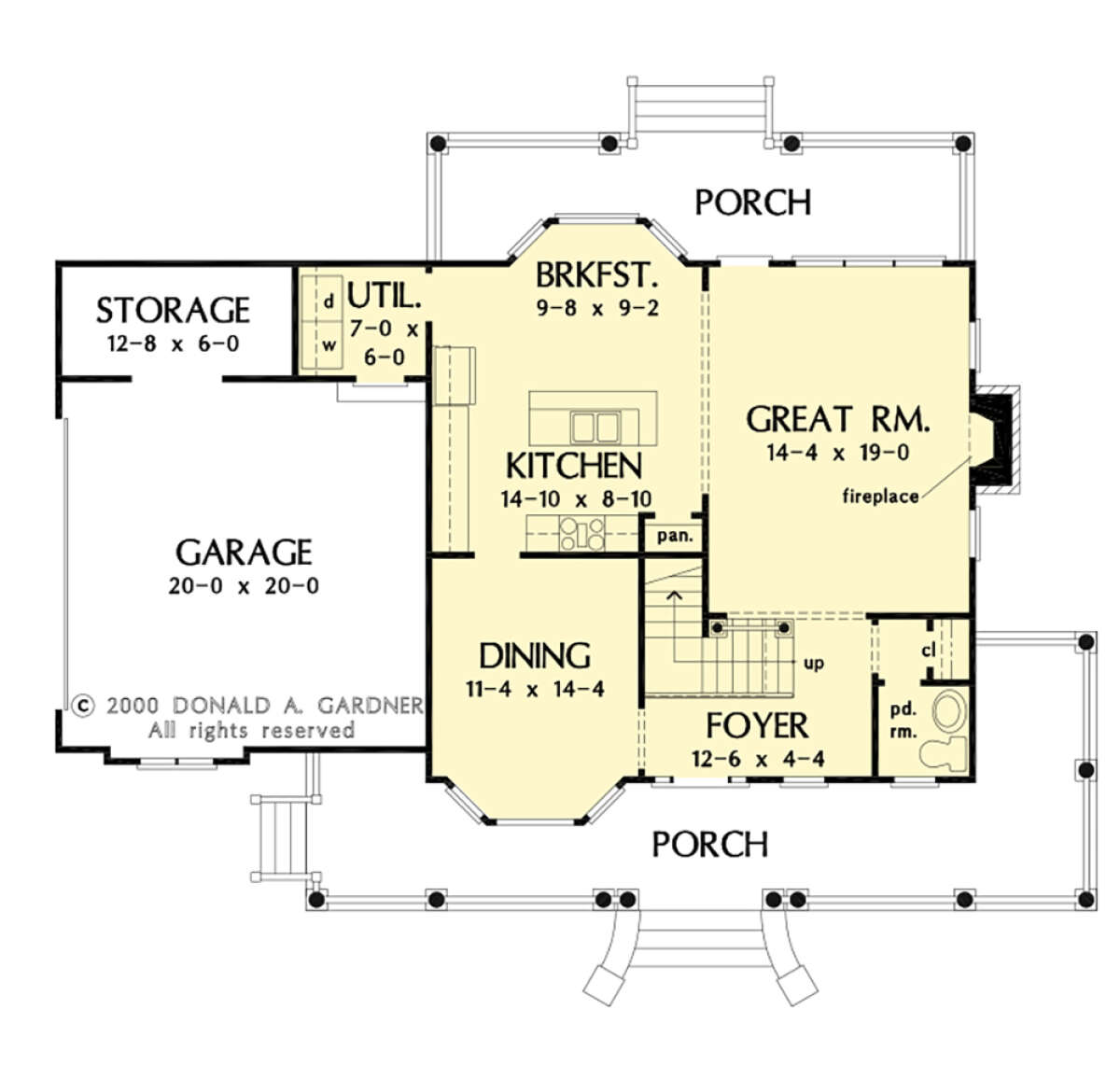 Main Floor  for House Plan #2865-00306