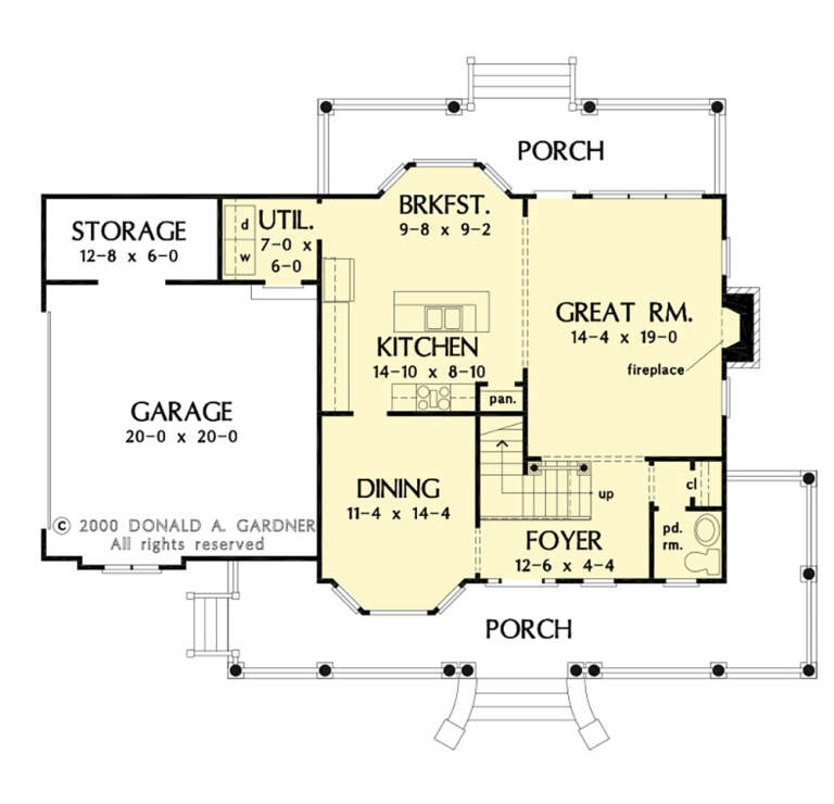 House Plan House Plan #27534 Drawing 1