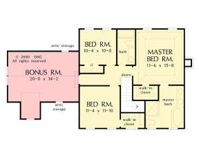 Second Floor for House Plan #2865-00306