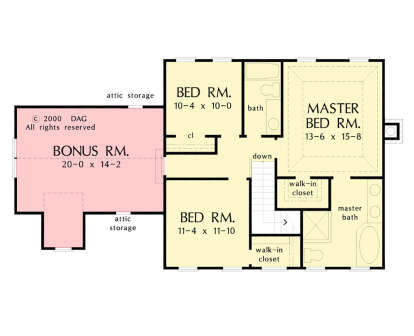 Second Floor for House Plan #2865-00306