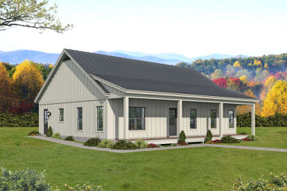 House Plan House Plan #27536 Front Elevation 