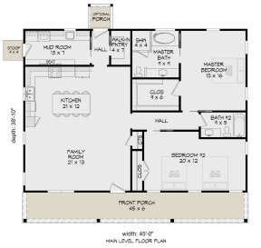 Main Floor  for House Plan #940-00570
