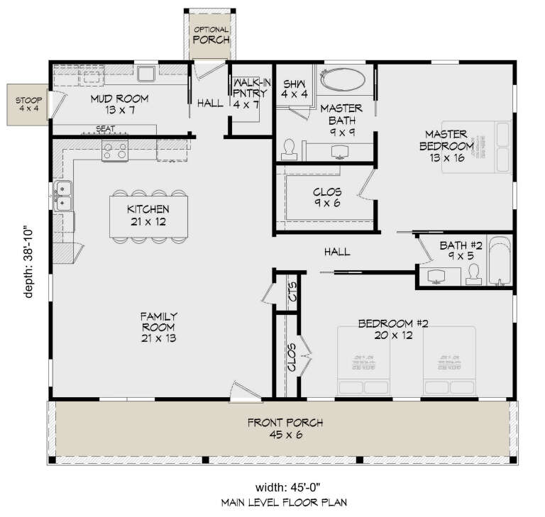 House Plan House Plan #27536 Drawing 1