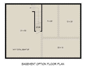 Basement for House Plan #940-00570
