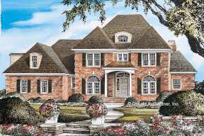 Colonial House Plan #2865-00308 Elevation Photo