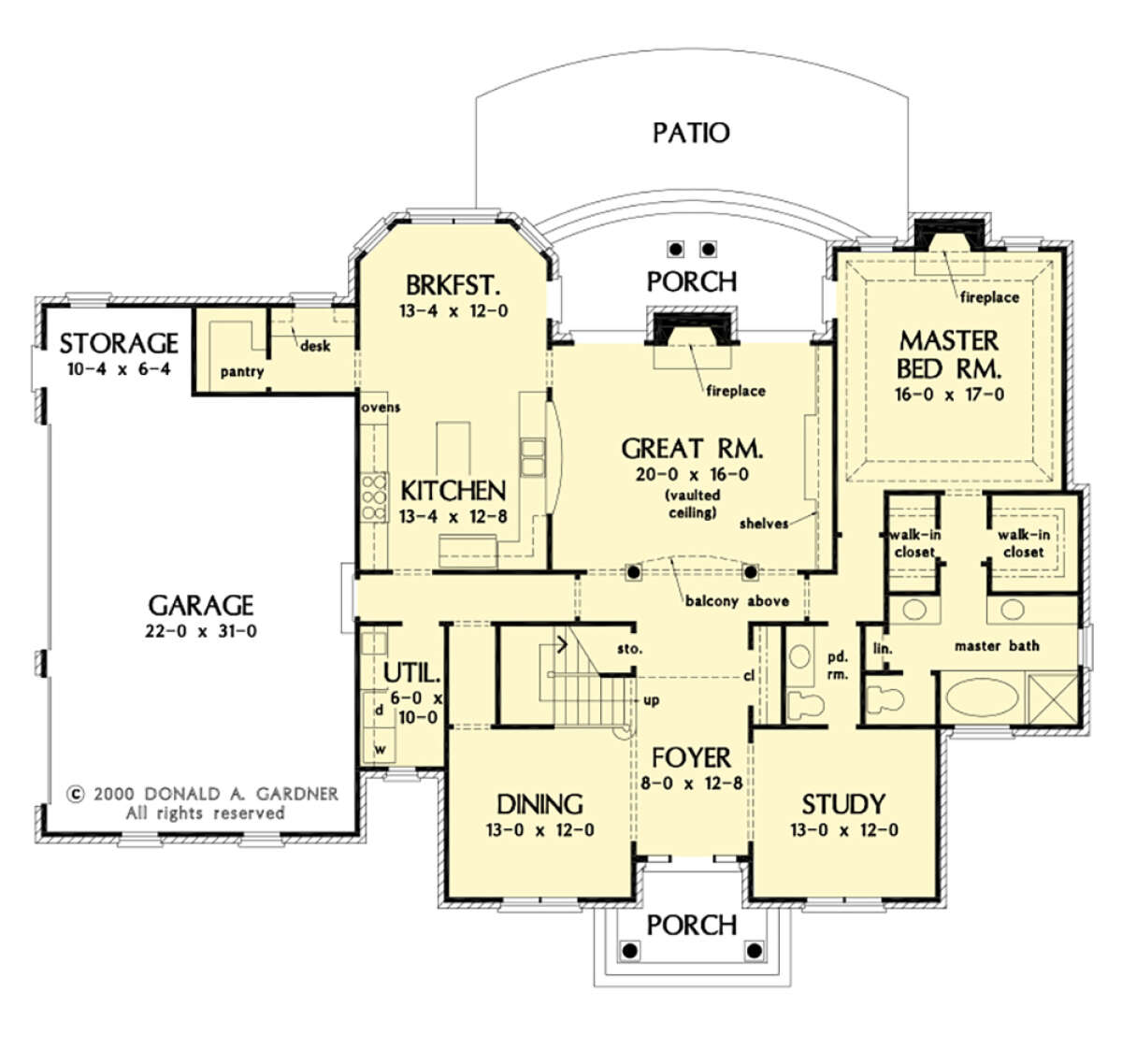 Main Floor  for House Plan #2865-00308