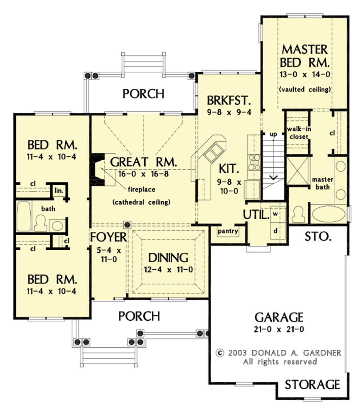 Main Floor  for House Plan #2865-00310