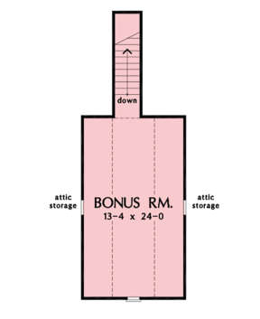 Bonus Room for House Plan #2865-00310