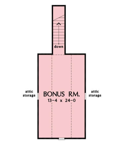 Bonus Room for House Plan #2865-00310