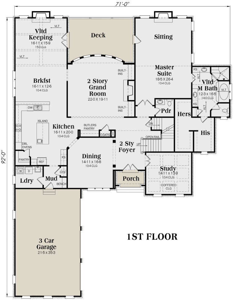 House Plan House Plan #2754 Drawing 1