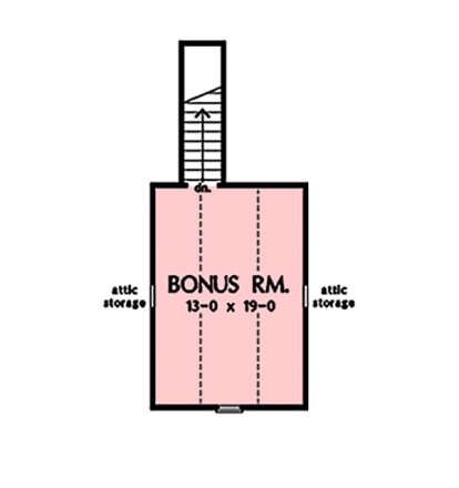 Bonus Room for House Plan #2865-00311