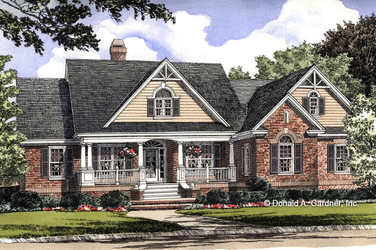 Country House Plan #2865-00312 Elevation Photo