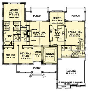 Main Floor  for House Plan #2865-00312