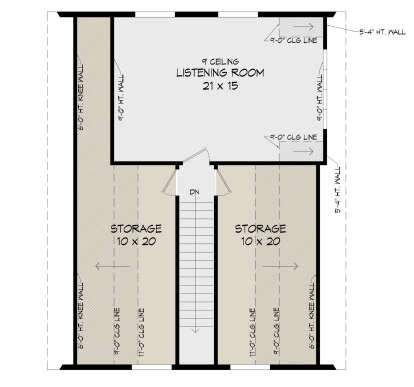 Second Floor for House Plan #940-00571