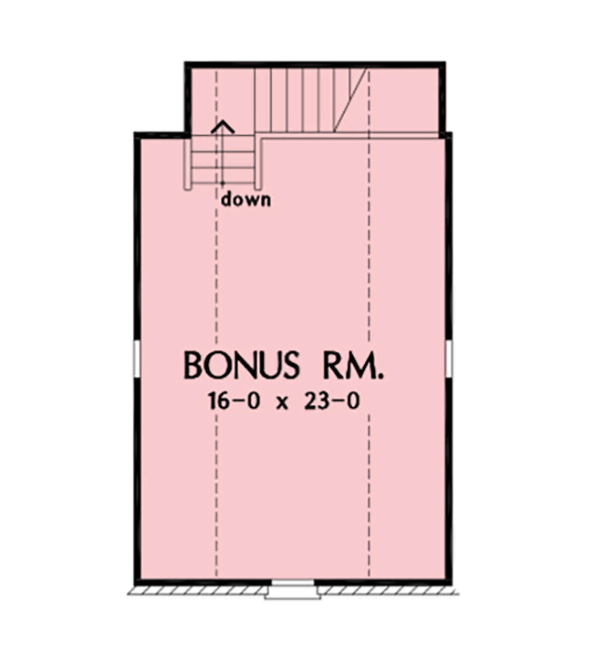 Bonus Room for House Plan #2865-00313