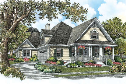 House Plan House Plan #27545 Front Elevation 