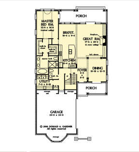 Main Floor  for House Plan #2865-00317