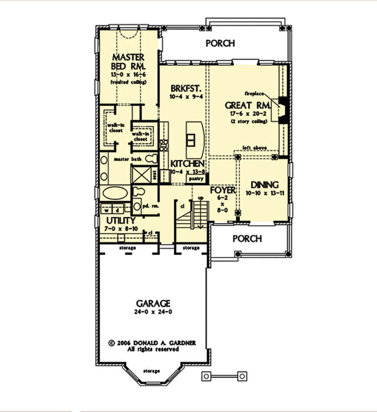 House Plan House Plan #27547 Drawing 1