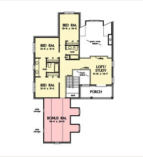 Second Floor for House Plan #2865-00317