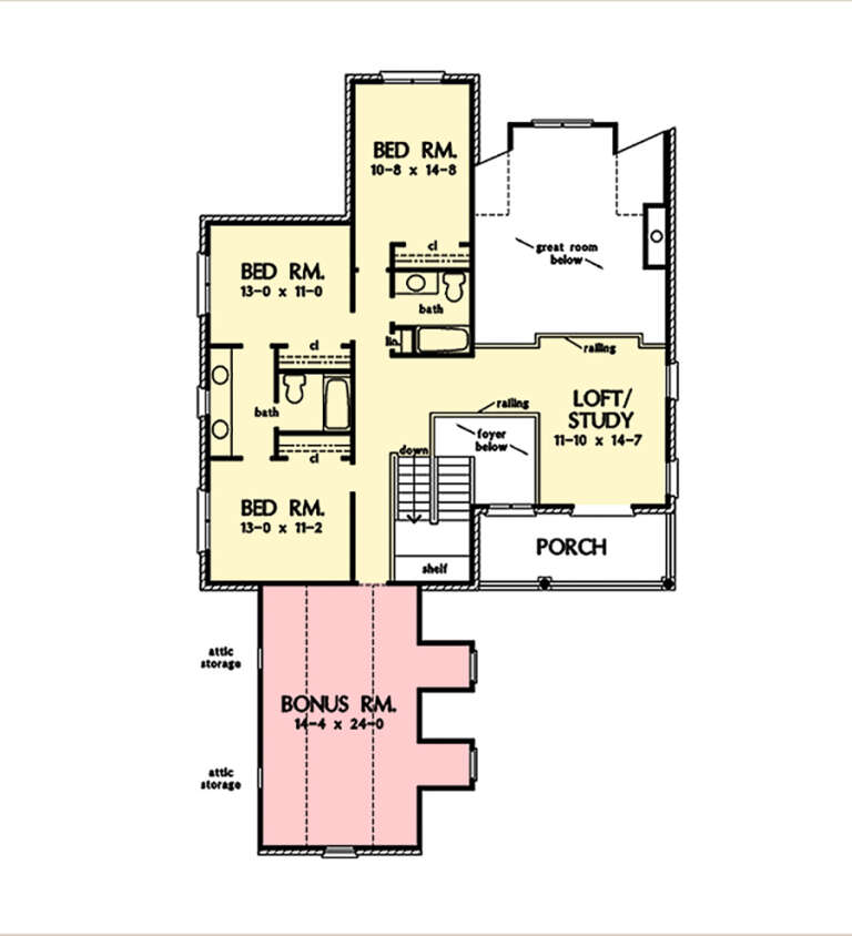 House Plan House Plan #27547 Drawing 2
