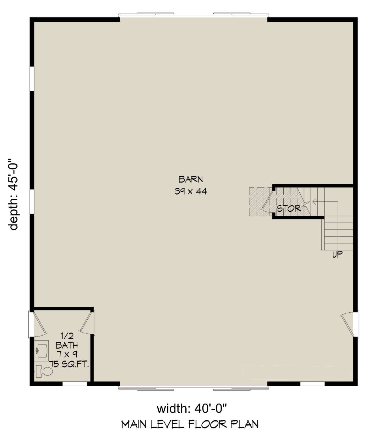 Garage Floor for House Plan #940-00573