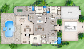 Main Floor  for House Plan #575-00098
