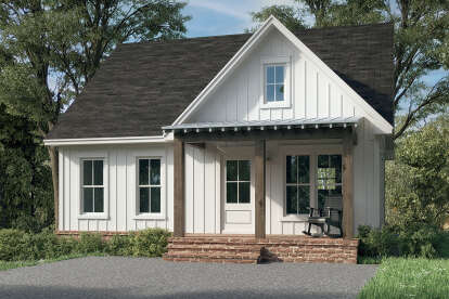 Modern Farmhouse House Plan #041-00292 Elevation Photo