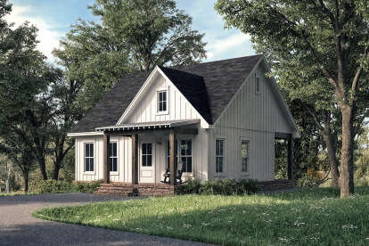 Modern Farmhouse House Plan #041-00292 Elevation Photo