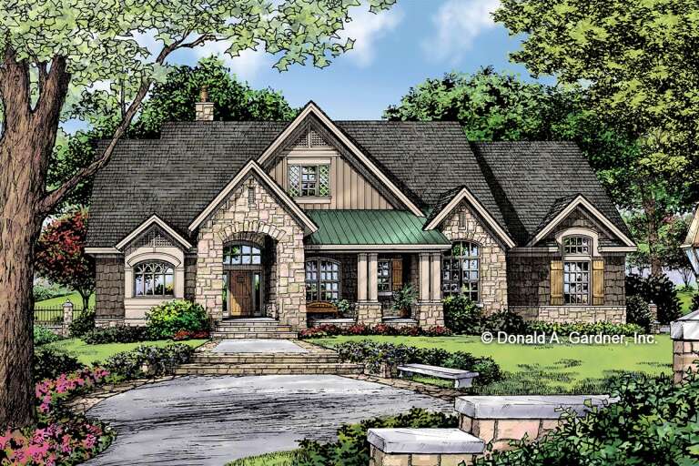 House Plan House Plan #27553 Front Elevation
