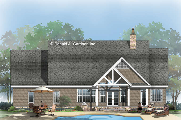 Southern House Plan #2865-00318 Elevation Photo