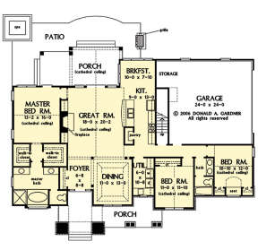 Main Floor  for House Plan #2865-00318