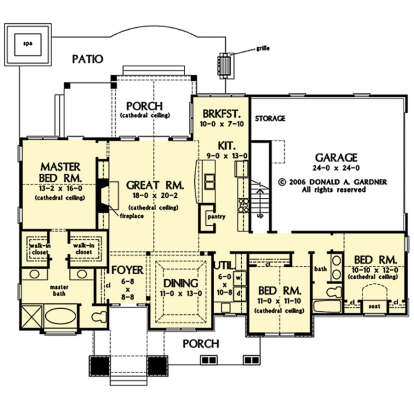 House Plan House Plan #27553 Drawing 1