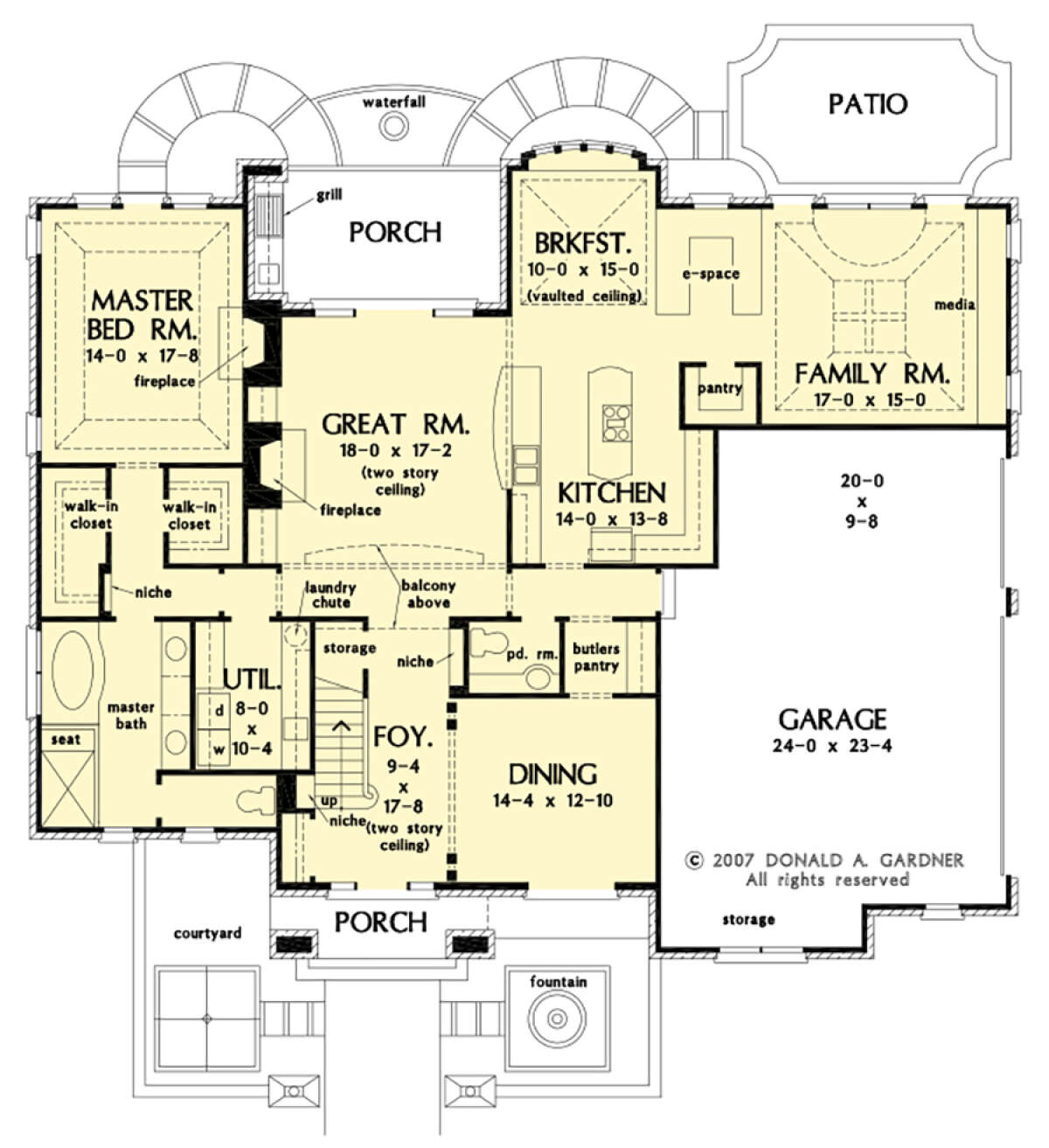 Main Floor  for House Plan #2865-00319