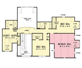 Second Floor for House Plan #2865-00319
