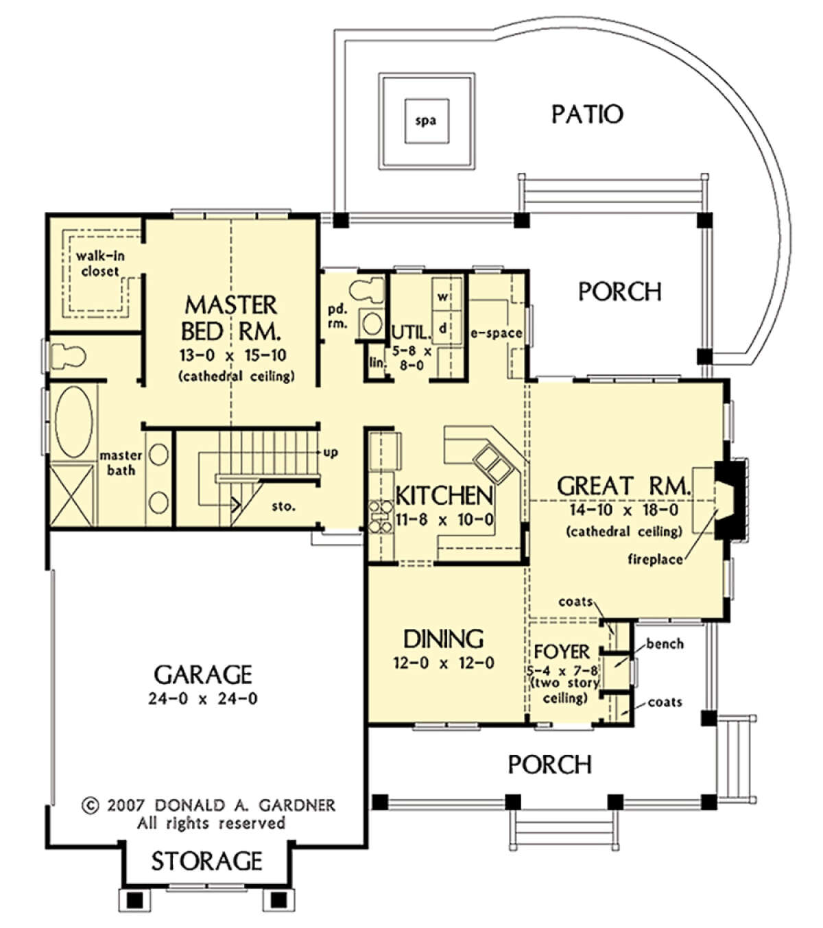Main Floor  for House Plan #2865-00320