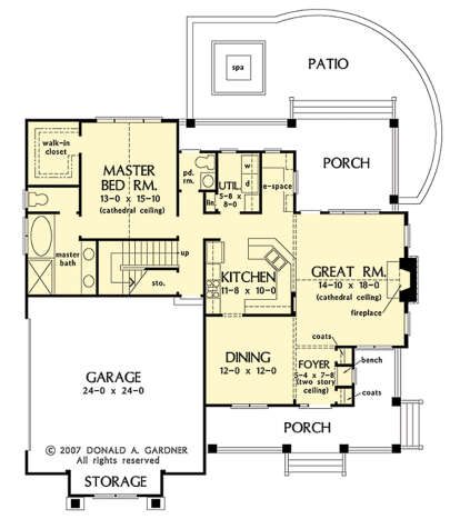 House Plan House Plan #27555 Drawing 1