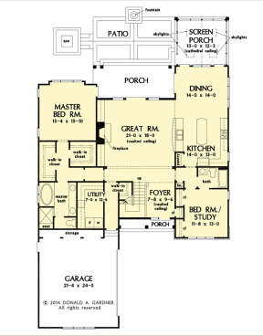 Main Floor  for House Plan #2865-00322