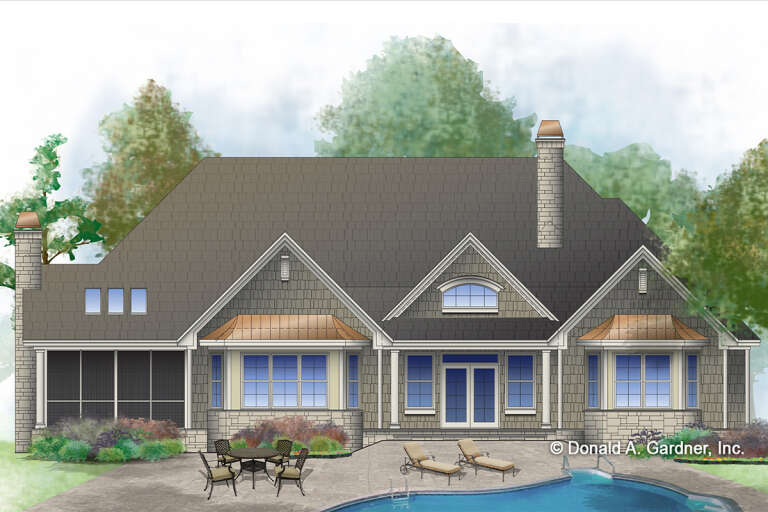 Traditional House Plan #2865-00323 Elevation Photo