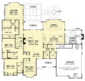 Main Floor  for House Plan #2865-00323