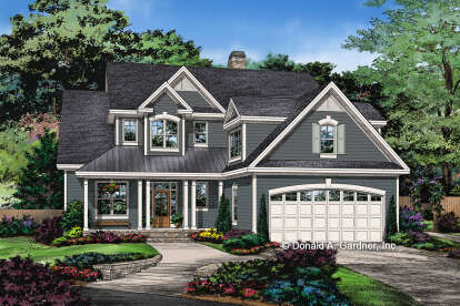 5 Bed, 4 Bath, 2932 Square Foot House Plan - #2865-00324