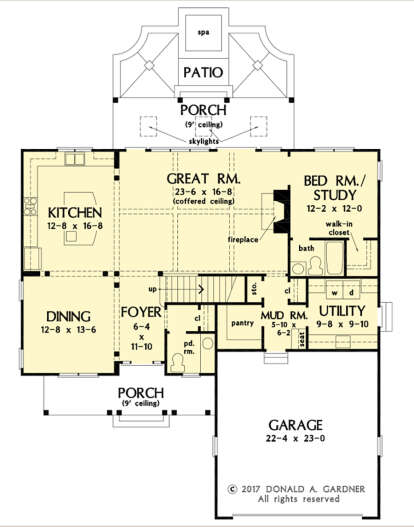 Main Floor  for House Plan #2865-00324