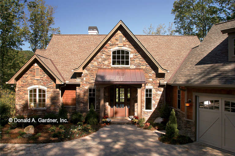 Lake Front House Plan #2865-00326 Elevation Photo