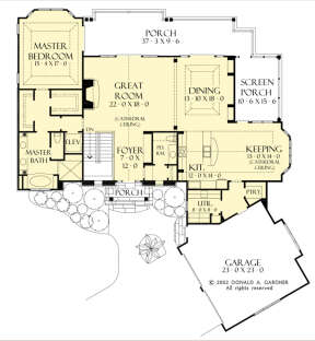Main Floor  for House Plan #2865-00326