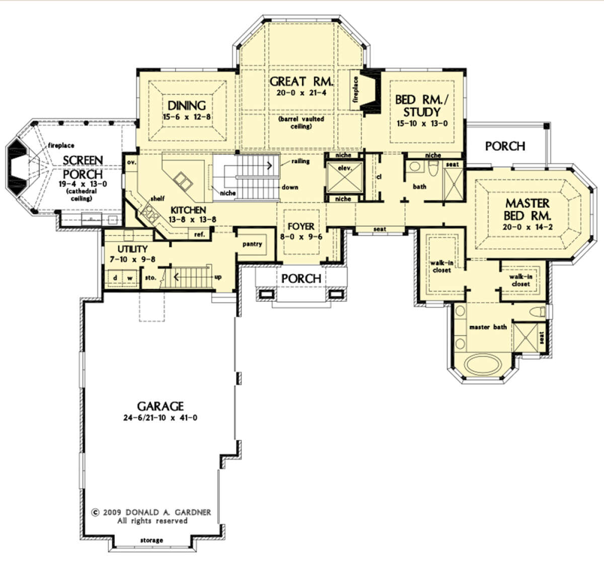 Main Floor  for House Plan #2865-00327
