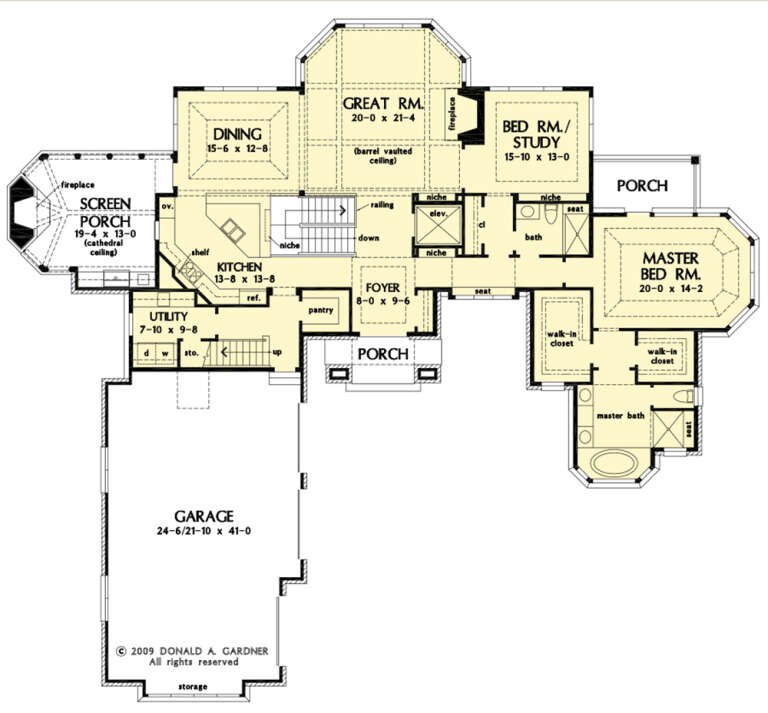 House Plan House Plan #27562 Drawing 1