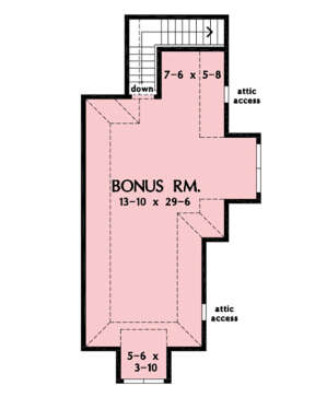 Bonus Room for House Plan #2865-00327
