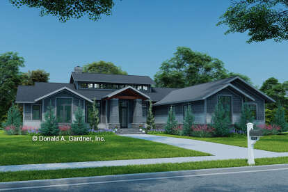 Craftsman House Plan #2865-00328 Elevation Photo