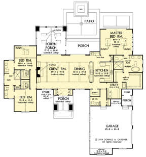 Main Floor  for House Plan #2865-00328