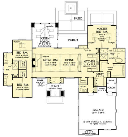 Main Floor  for House Plan #2865-00328